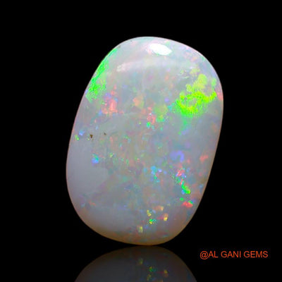 4.00 Cts Unheated Australian Fire Opal Loose Gemstone Oval Cabochon Natural 16x11x3 mm A-723