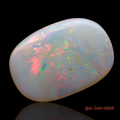 4.00 Cts Unheated Australian Fire Opal Loose Gemstone Oval Cabochon Natural 16x11x3 mm A-723