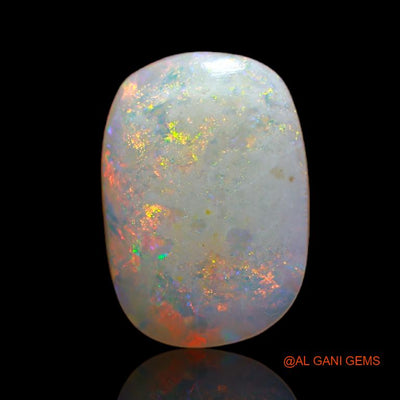 3.80 Cts Natural Australian Fire Opal Loose Gemstone Oval Cabochon 15x11x3 mm A-725