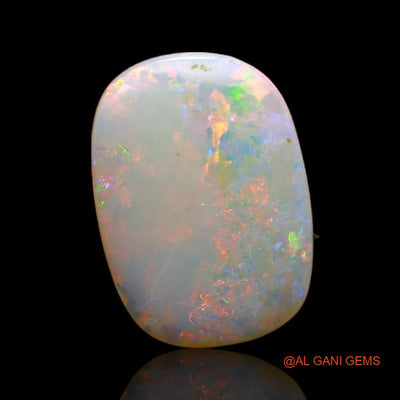 3.80 Cts Natural Australian Fire Opal Loose Gemstone Oval Cabochon 15x11x3 mm A-725
