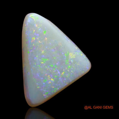3.10 Cts Unheated Australian Fire Opal Loose Gemstone Trillion Cabochon Natural 15x11x3 mm A-726