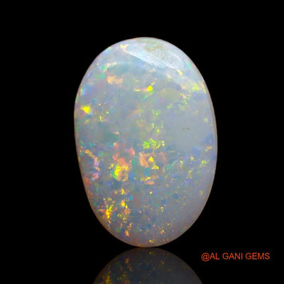 3.60 Cts Unheated Australian Fire Opal Loose Gemstone Oval Cabochon Natural 15x10x3 mm A-729