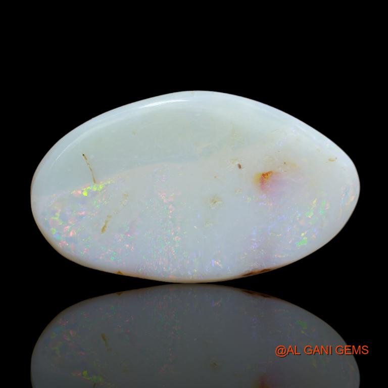 17.00 Cts Natural Australian Fire Opal Loose Gemstone Fancy Cabochon 30x17x4 mm A-72
