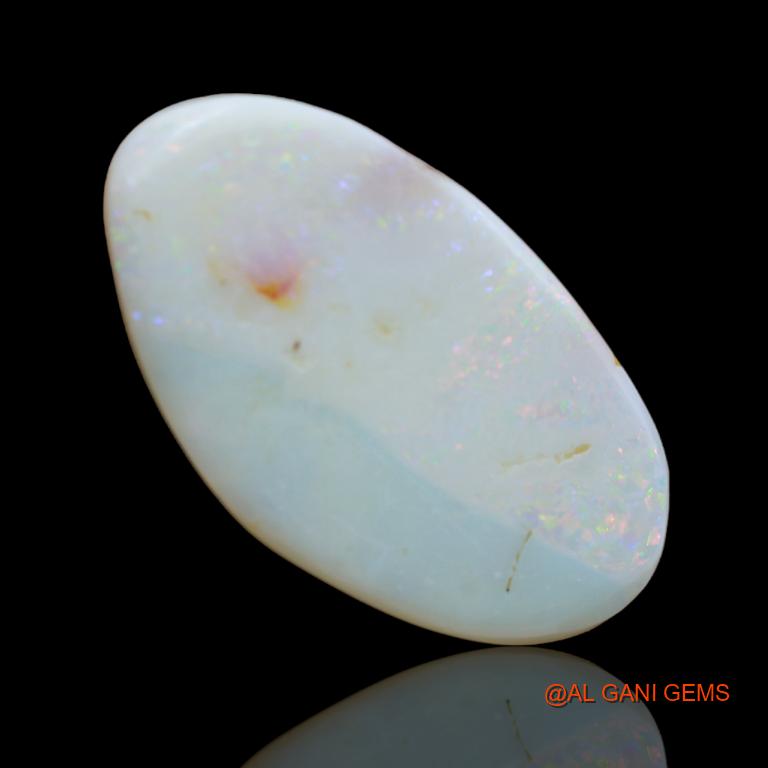 17.00 Cts Natural Australian Fire Opal Loose Gemstone Fancy Cabochon 30x17x4 mm A-72
