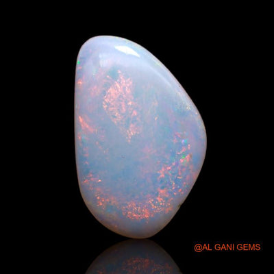 Natural Untreated Fire Opal Loose Gemstone Fancy Cabochon From Australia 3.30 Cts 17x11x2 mm A-730