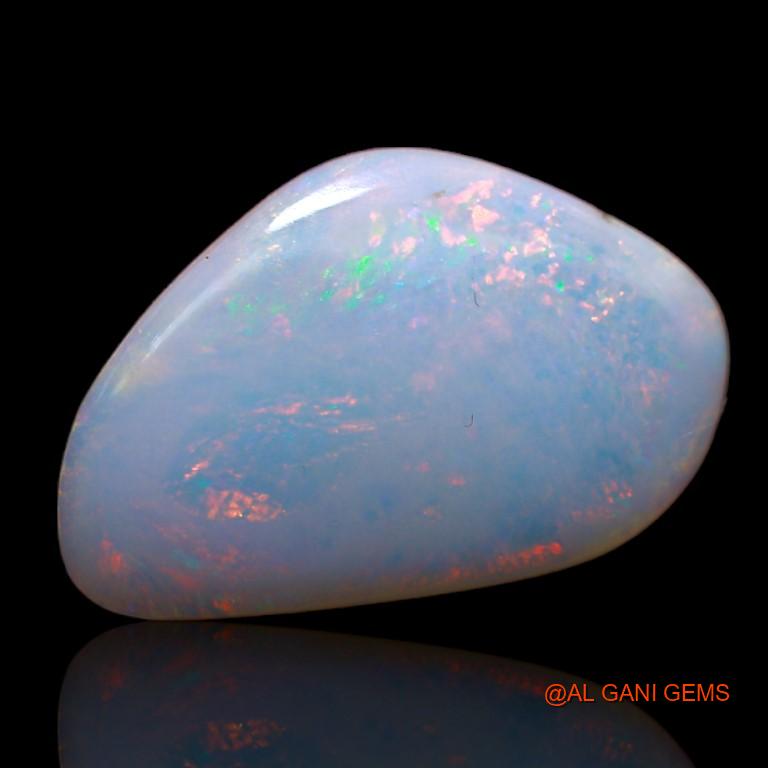 Natural Untreated Fire Opal Loose Gemstone Fancy Cabochon From Australia 3.30 Cts 17x11x2 mm A-730