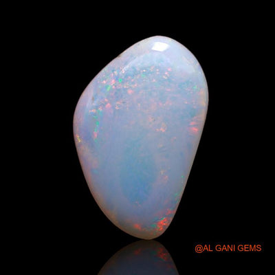 Natural Untreated Fire Opal Loose Gemstone Fancy Cabochon From Australia 3.30 Cts 17x11x2 mm A-730