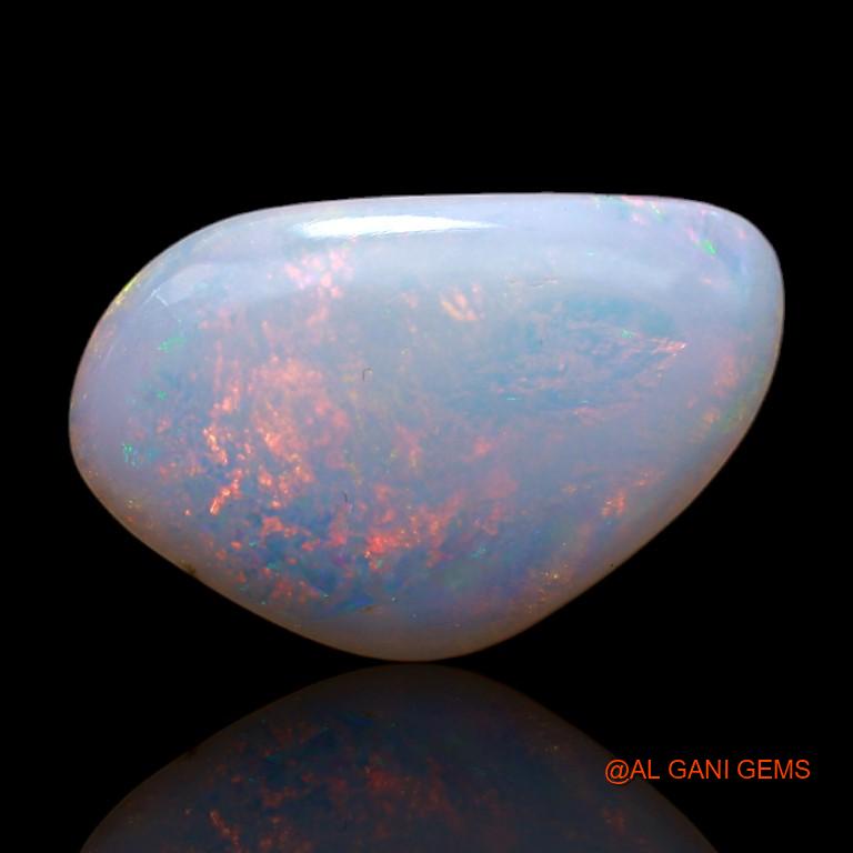 Natural Untreated Fire Opal Loose Gemstone Fancy Cabochon From Australia 3.30 Cts 17x11x2 mm A-730