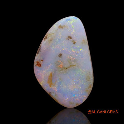 Natural Untreated Fire Opal Loose Gemstone Fancy Cabochon From Australia 3.30 Cts 17x11x2 mm A-730
