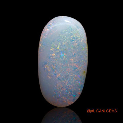 Natural Untreated Fire Opal Loose Gemstone Oval Cabochon From Australia 2.80 Cts 18x10x2 mm A-731