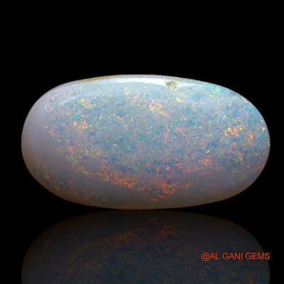 Natural Untreated Fire Opal Loose Gemstone Oval Cabochon From Australia 2.80 Cts 18x10x2 mm A-731