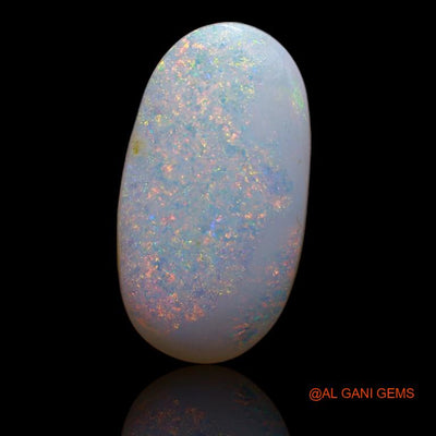 Natural Untreated Fire Opal Loose Gemstone Oval Cabochon From Australia 2.80 Cts 18x10x2 mm A-731