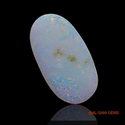 Natural Untreated Fire Opal Loose Gemstone Oval Cabochon From Australia 2.80 Cts 18x10x2 mm A-731