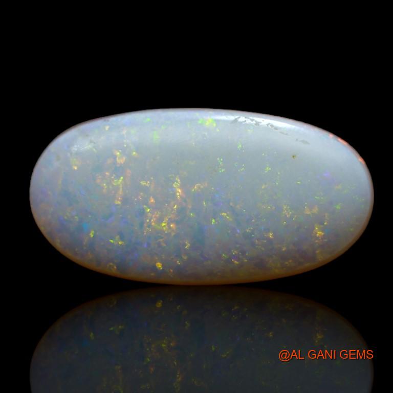 3.60 Cts Natural Australian Fire Opal Loose Gemstone Oval Cabochon 18x9x3 mm A-734