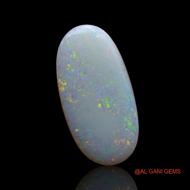 3.60 Cts Natural Australian Fire Opal Loose Gemstone Oval Cabochon 18x9x3 mm A-734