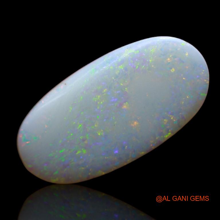 3.60 Cts Natural Australian Fire Opal Loose Gemstone Oval Cabochon 18x9x3 mm A-734