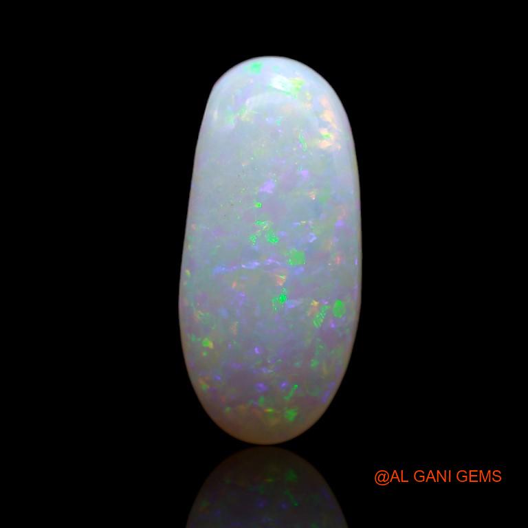 4.40 Cts Natural Australian Fire Opal Loose Gemstone Oval Cabochon 18x8x4 mm A-736
