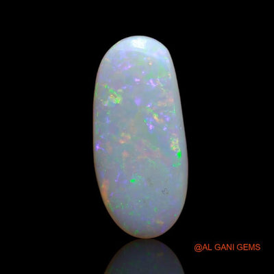 4.40 Cts Natural Australian Fire Opal Loose Gemstone Oval Cabochon 18x8x4 mm A-736