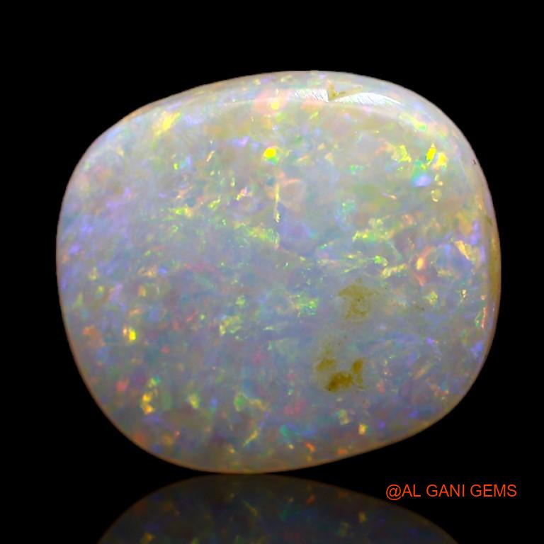 3.95 Cts Unheated Australian Fire Opal Loose Gemstone Oval Cabochon Natural 13x12x3 mm A-738