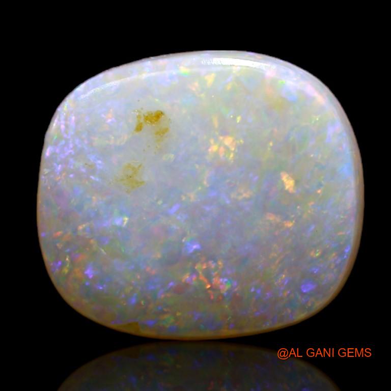 3.95 Cts Unheated Australian Fire Opal Loose Gemstone Oval Cabochon Natural 13x12x3 mm A-738