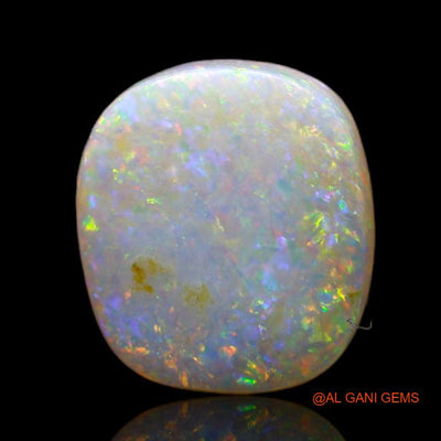3.95 Cts Unheated Australian Fire Opal Loose Gemstone Oval Cabochon Natural 13x12x3 mm A-738