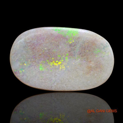 Natural Untreated Fire Opal Loose Gemstone Fancy Cabochon From Australia 18.00 Cts 26x16x6 mm A-73