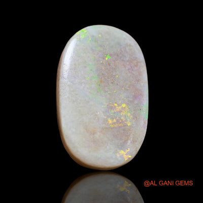 Natural Untreated Fire Opal Loose Gemstone Fancy Cabochon From Australia 18.00 Cts 26x16x6 mm A-73
