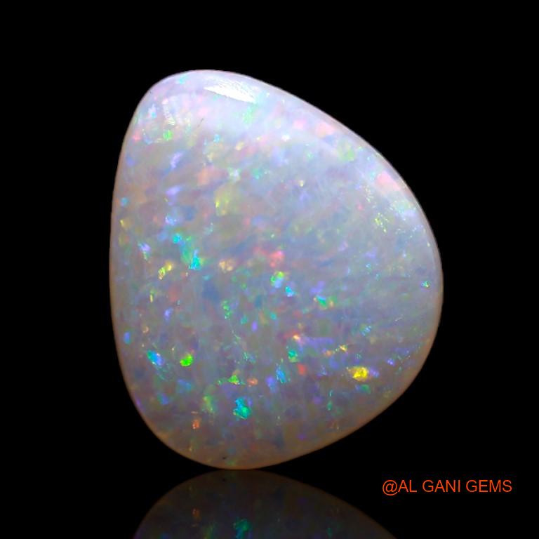 3.10 Cts Natural Australian Fire Opal Fancy Cabochon Loose Gemstone For Jewelry 12x11x4 mm A-740
