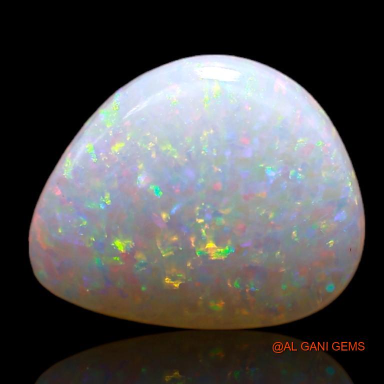 3.10 Cts Natural Australian Fire Opal Fancy Cabochon Loose Gemstone For Jewelry 12x11x4 mm A-740