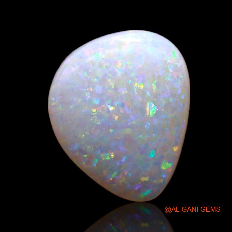 3.10 Cts Natural Australian Fire Opal Fancy Cabochon Loose Gemstone For Jewelry 12x11x4 mm A-740