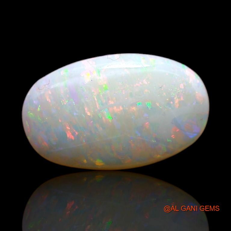 3.35 Cts Natural Australian Fire Opal Loose Gemstone Oval Cabochon 15x9x3 mm A-741