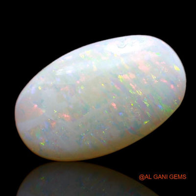 3.35 Cts Natural Australian Fire Opal Loose Gemstone Oval Cabochon 15x9x3 mm A-741