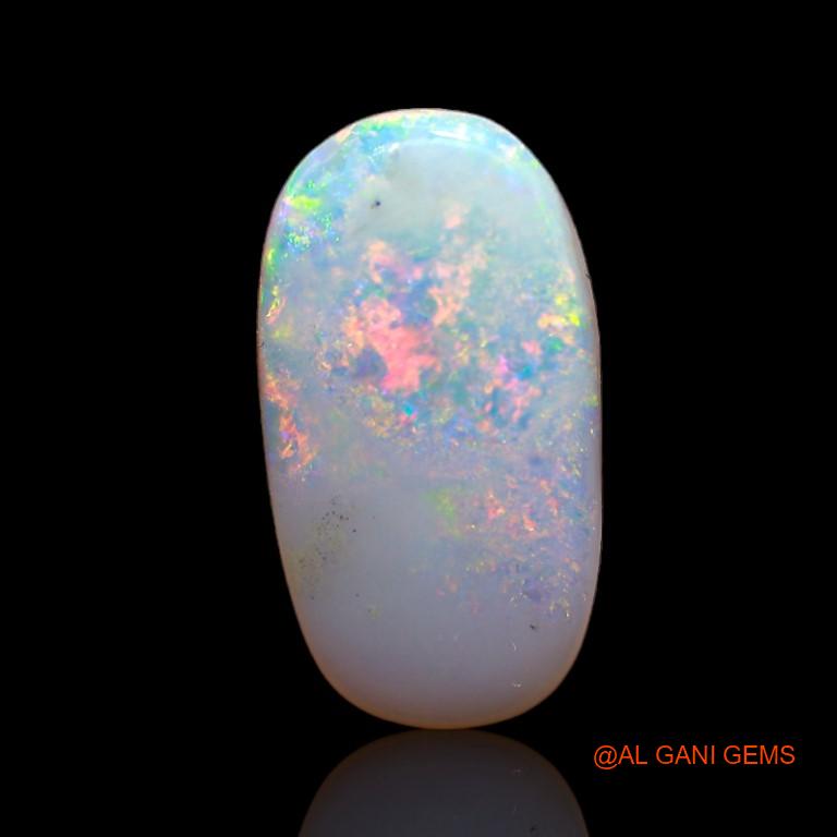 3.05 Cts Natural Australian Fire Opal Loose Gemstone Oval Cabochon 16x8x3 mm A-742