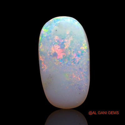 3.05 Cts Natural Australian Fire Opal Loose Gemstone Oval Cabochon 16x8x3 mm A-742