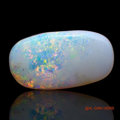 3.05 Cts Natural Australian Fire Opal Loose Gemstone Oval Cabochon 16x8x3 mm A-742
