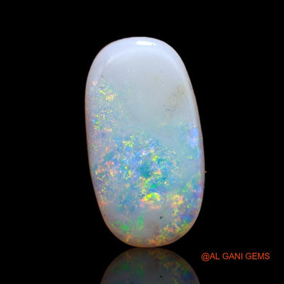 3.05 Cts Natural Australian Fire Opal Loose Gemstone Oval Cabochon 16x8x3 mm A-742