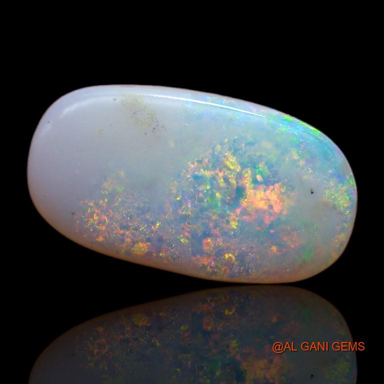 3.05 Cts Natural Australian Fire Opal Loose Gemstone Oval Cabochon 16x8x3 mm A-742