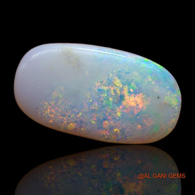 3.05 Cts Natural Australian Fire Opal Loose Gemstone Oval Cabochon 16x8x3 mm A-742