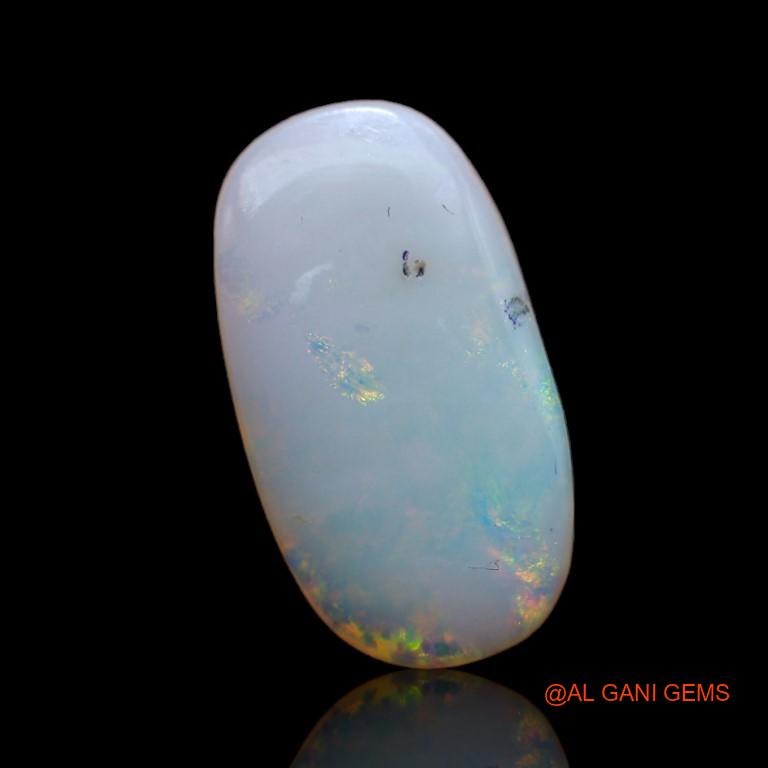 3.05 Cts Natural Australian Fire Opal Loose Gemstone Oval Cabochon 16x8x3 mm A-742