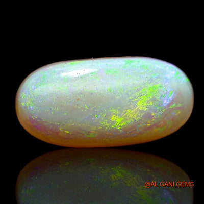 5.00 Cts Unheated Australian Fire Opal Loose Gemstone Oval Cabochon Natural 15x8x5 mm A-744