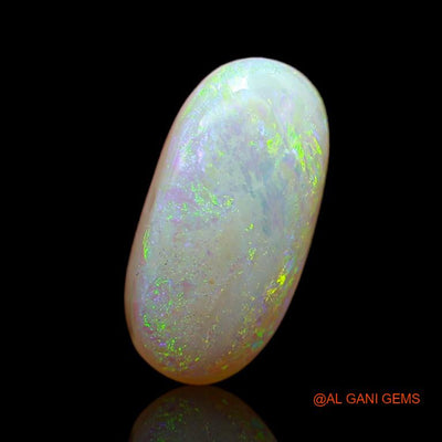 5.00 Cts Unheated Australian Fire Opal Loose Gemstone Oval Cabochon Natural 15x8x5 mm A-744