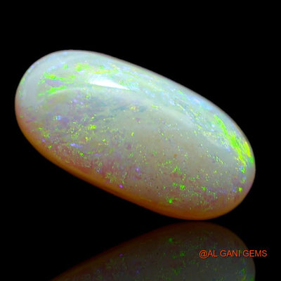 5.00 Cts Unheated Australian Fire Opal Loose Gemstone Oval Cabochon Natural 15x8x5 mm A-744