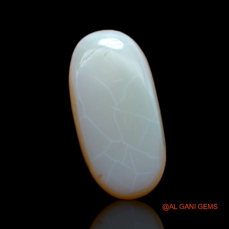 5.00 Cts Unheated Australian Fire Opal Loose Gemstone Oval Cabochon Natural 15x8x5 mm A-744