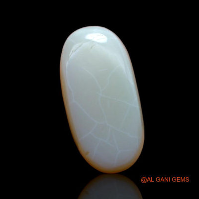 5.00 Cts Unheated Australian Fire Opal Loose Gemstone Oval Cabochon Natural 15x8x5 mm A-744