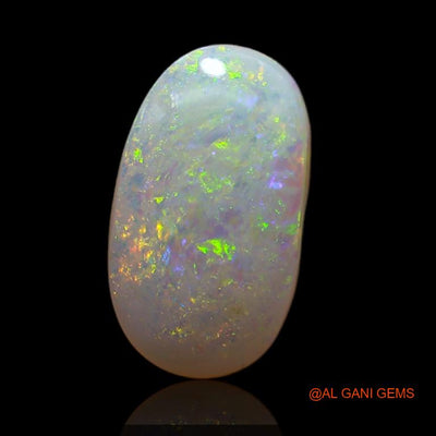 Natural Fire Opal Gemstone 3.30 Cts Loose Oval Cabochon From Australia 14x8x4 mm A-745