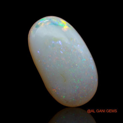 Natural Fire Opal Gemstone 3.30 Cts Loose Oval Cabochon From Australia 14x8x4 mm A-745