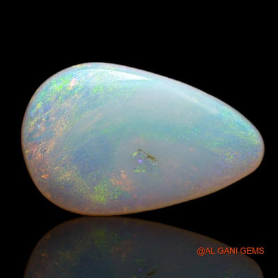 3.20 Cts Natural Australian Fire Opal Pear Cabochon Loose Gemstone For Jewelry 15x9x4 mm A-746