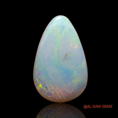 3.20 Cts Natural Australian Fire Opal Pear Cabochon Loose Gemstone For Jewelry 15x9x4 mm A-746