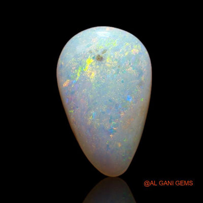 3.20 Cts Natural Australian Fire Opal Pear Cabochon Loose Gemstone For Jewelry 15x9x4 mm A-746