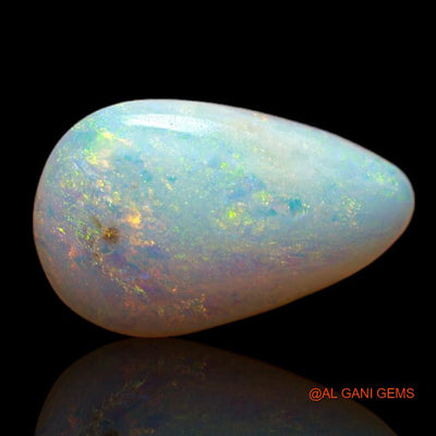 3.20 Cts Natural Australian Fire Opal Pear Cabochon Loose Gemstone For Jewelry 15x9x4 mm A-746